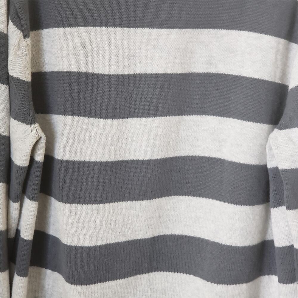 2 FOR $5 SALE Girl's Gray Striped Sweater Medium (7/8) - Picture 4 of 7
